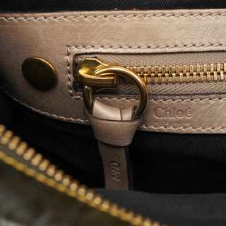 Chloé Green Patent Leather Bay 2-Way Bag