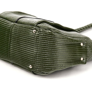 Chloé Green Patent Leather Heloise Tote Bag
