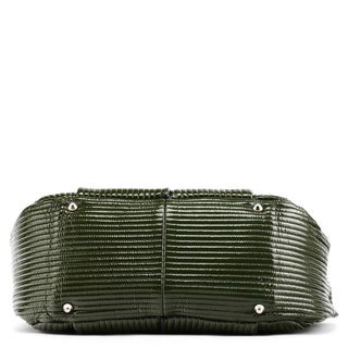 Chloé Green Patent Leather Heloise Tote Bag