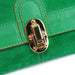 Chloé Green Suede Chain Shoulder Bag