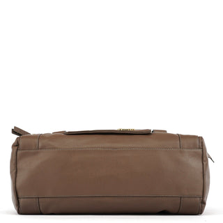 Chloe Greige Leather Eclipse Boston Bag