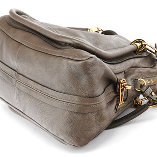 Chloe Greige Leather Paraty 2-Way Bag