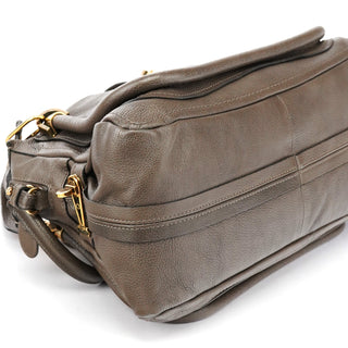 Chloe Greige Leather Paraty 2-Way Bag