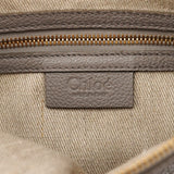 Chloé Grey Grained Leather Marcie 2-Way Bag