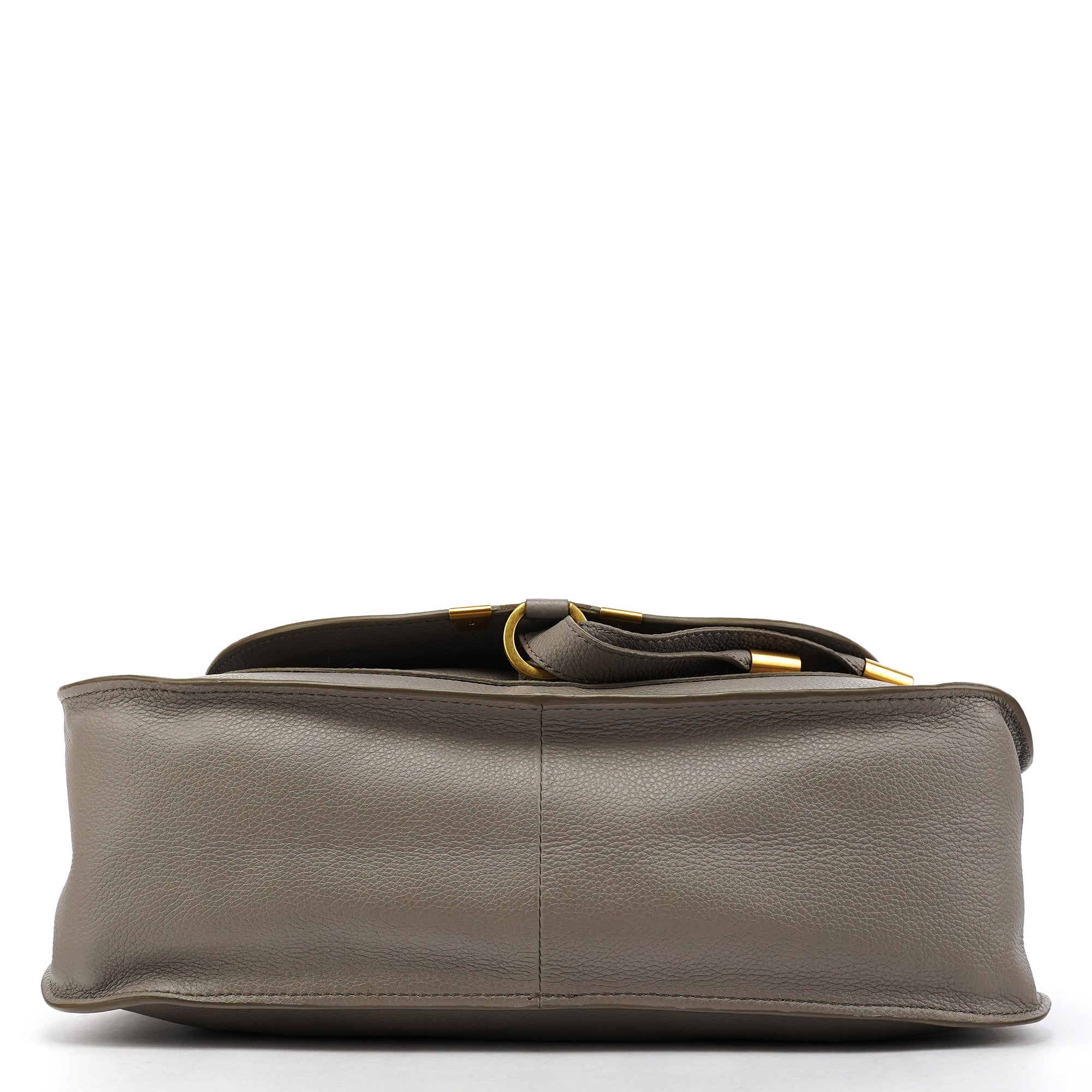 Chloé Grey Grained Leather Marcie 2-Way Bag