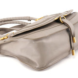 Chloé Grey Grained Leather Marcie 2-Way Bag