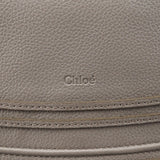 Chloé Grey Grained Leather Marcie 2-Way Bag
