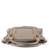 Chloé Grey Grained Leather Marcie 2-Way Bag