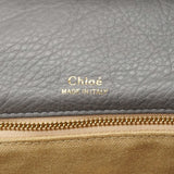 Chloé Grey Lambskin Leather Tote Bag
