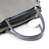 Chloé Grey Lambskin Leather Tote Bag
