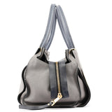 Chloé Grey Lambskin Leather Tote Bag
