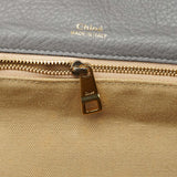 Chloé Grey Lambskin Leather Tote Bag