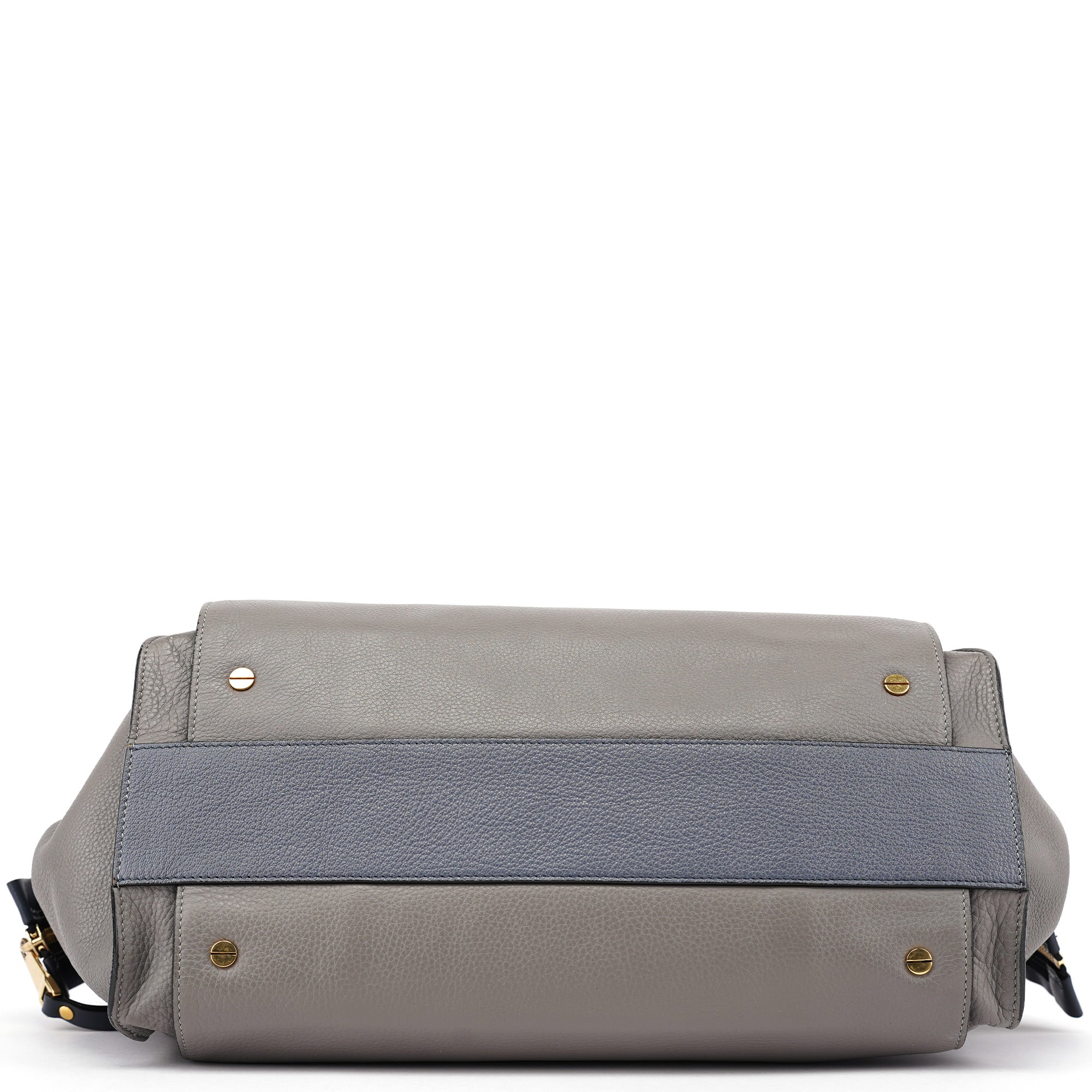 Chloé Grey Lambskin Leather Tote Bag