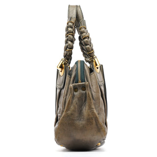 Chloé Grey Leather Heloise Tote Bag
