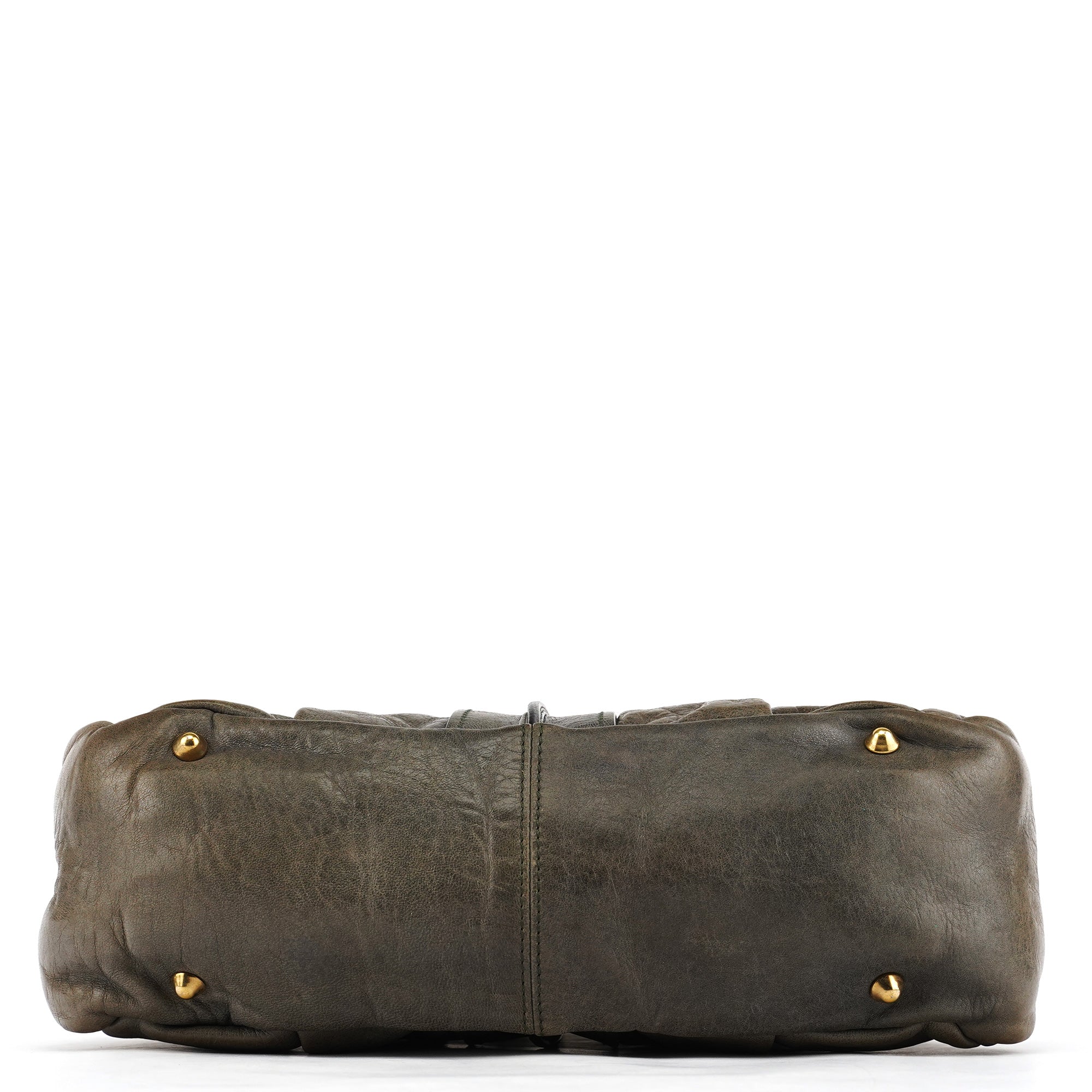 Chloé Grey Leather Heloise Tote Bag