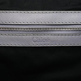Chloe Grey Leather Kerala Tote Bag