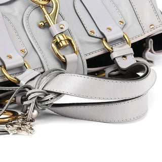 Chloe Grey Leather Kerala Tote Bag
