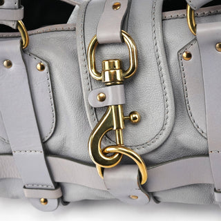 Chloe Grey Leather Kerala Tote Bag