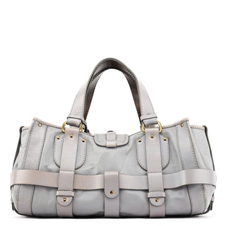 Chloe Grey Leather Kerala Tote Bag