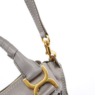 Chloe Grey Leather Marcie 2-Way Bag