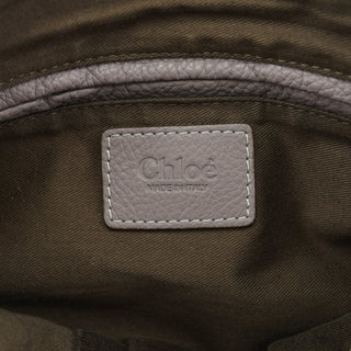 Chloe Grey Leather Marcie 2-Way Bag