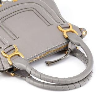 Chloe Grey Leather Marcie 2-Way Bag