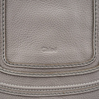 Chloe Grey Leather Marcie 2-Way Bag
