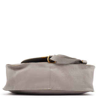 Chloe Grey Leather Marcie 2-Way Bag