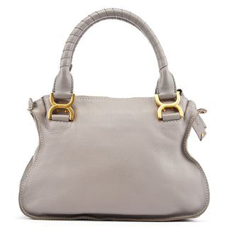 Chloe Grey Leather Marcie 2-Way Bag