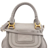 Chloe Grey Leather Marcie 2-Way Bag