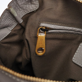 Chloe Grey Leather Marcie 2-Way Bag