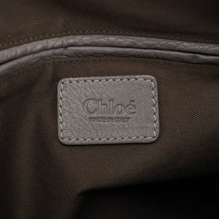Chloe Grey Leather Marcie 2-Way Bag