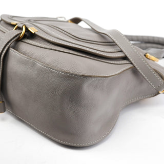 Chloe Grey Leather Marcie 2-Way Bag