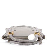 Chloé Sac deux portés Marcie en cuir gris