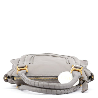 Chloe Grey Leather Marcie 2-Way Bag