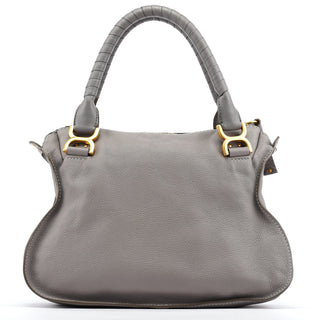 Chloe Grey Leather Marcie 2-Way Bag