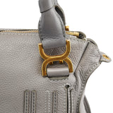 Chloe Grey Leather Marcie 2-Way Bag