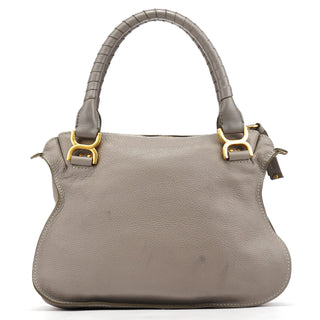 Chloe Grey Leather Marcie 2-Way Bag