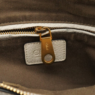 Chloe Grey Leather Marcie 2-Way Bag