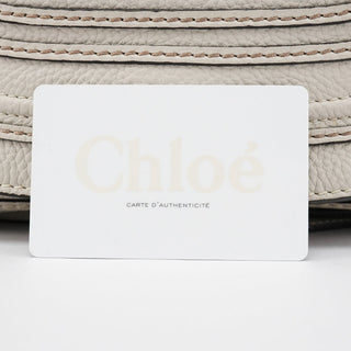 Chloe Grey Leather Marcie 2-Way Bag