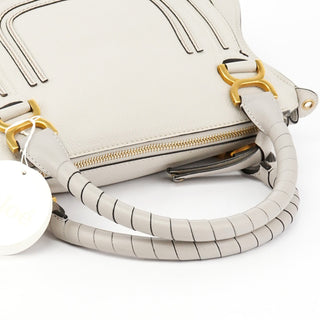 Chloe Grey Leather Marcie 2-Way Bag
