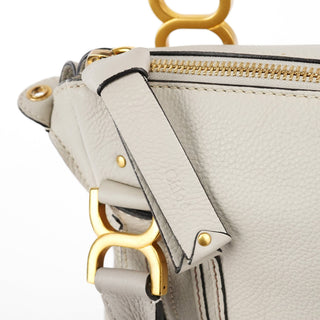 Chloe Grey Leather Marcie 2-Way Bag