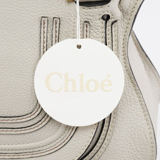 Chloe Grey Leather Marcie 2-Way Bag