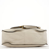 Chloé Marcie 2-Way Tasche aus grauem Leder