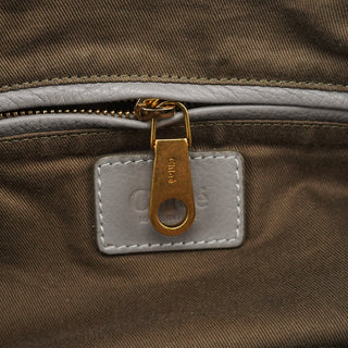 Chloe Grey Leather Marcie 2-Way Bag