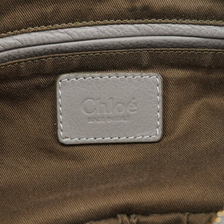 Chloe Grey Leather Marcie 2-Way Bag