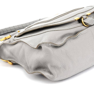 Chloe Grey Leather Marcie 2-Way Bag