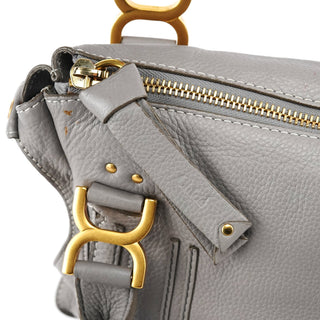 Chloe Grey Leather Marcie 2-Way Bag
