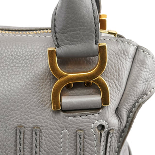 Chloe Grey Leather Marcie 2-Way Bag