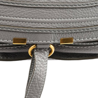 Chloe Grey Leather Marcie 2-Way Bag